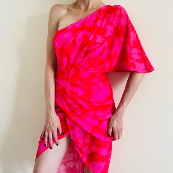 One Shoulder Midi Dresses